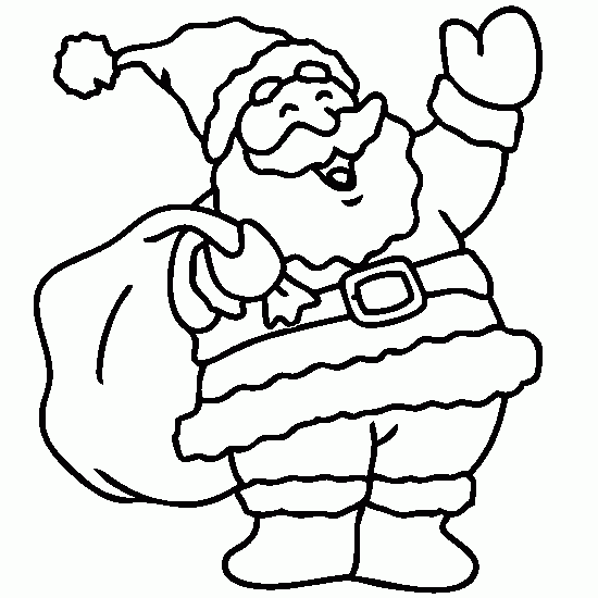 Coloring page: Santa Claus (Characters) #104658 - Free Printable Coloring Pages