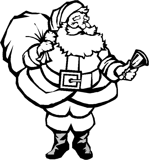 Coloring page: Santa Claus (Characters) #104661 - Free Printable Coloring Pages