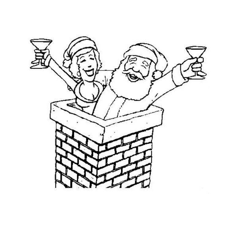 Coloring page: Santa Claus (Characters) #104667 - Free Printable Coloring Pages