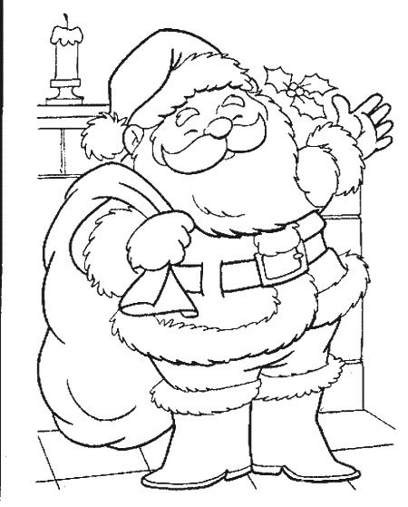 Coloring page: Santa Claus (Characters) #104674 - Free Printable Coloring Pages