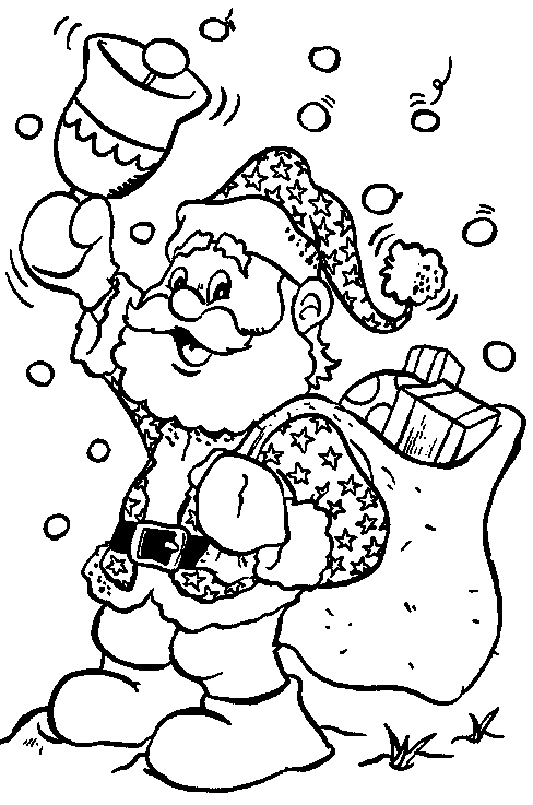 Coloring page: Santa Claus (Characters) #104676 - Free Printable Coloring Pages