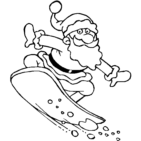 Coloring page: Santa Claus (Characters) #104681 - Free Printable Coloring Pages