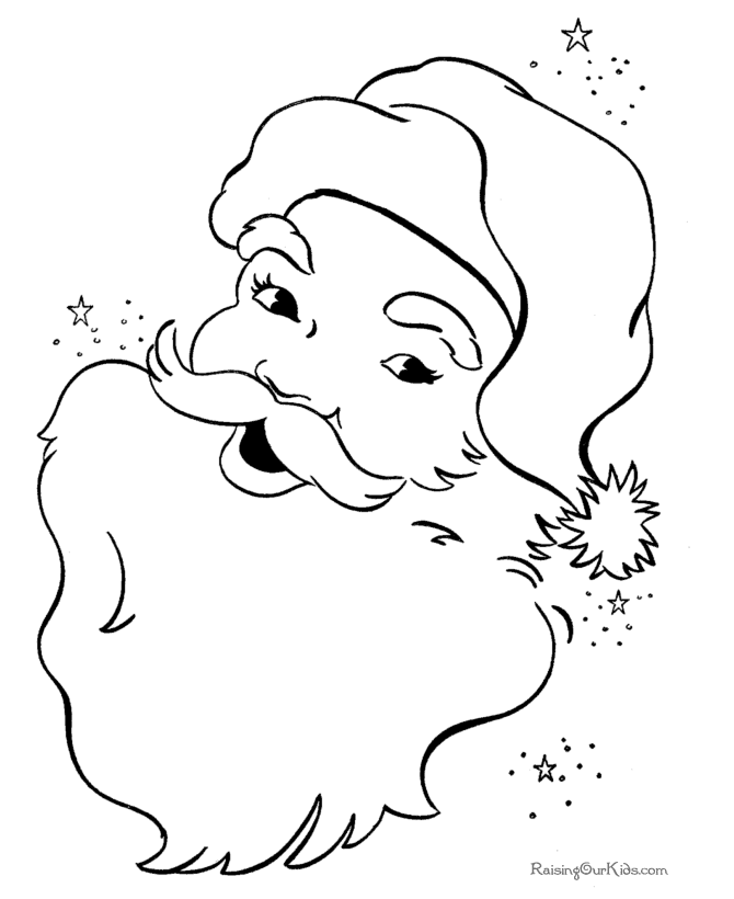 Coloring page: Santa Claus (Characters) #104691 - Free Printable Coloring Pages