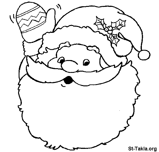 Coloring page: Santa Claus (Characters) #104722 - Free Printable Coloring Pages