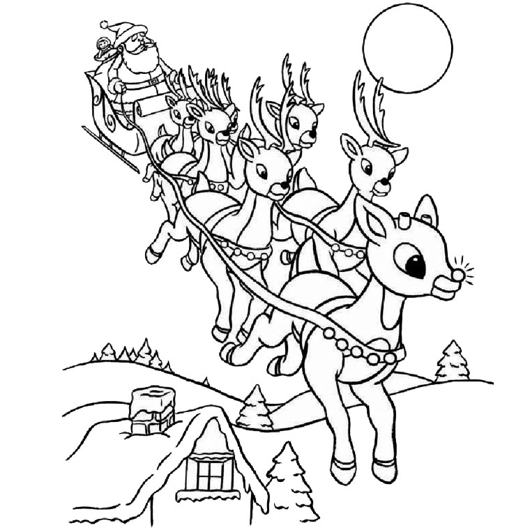 Coloring page: Santa Claus (Characters) #104727 - Free Printable Coloring Pages