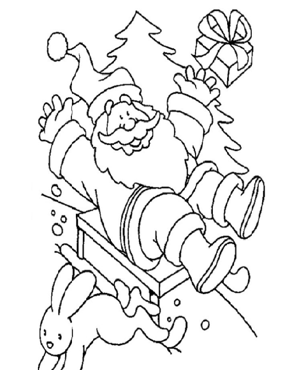 Coloring page: Santa Claus (Characters) #104741 - Free Printable Coloring Pages