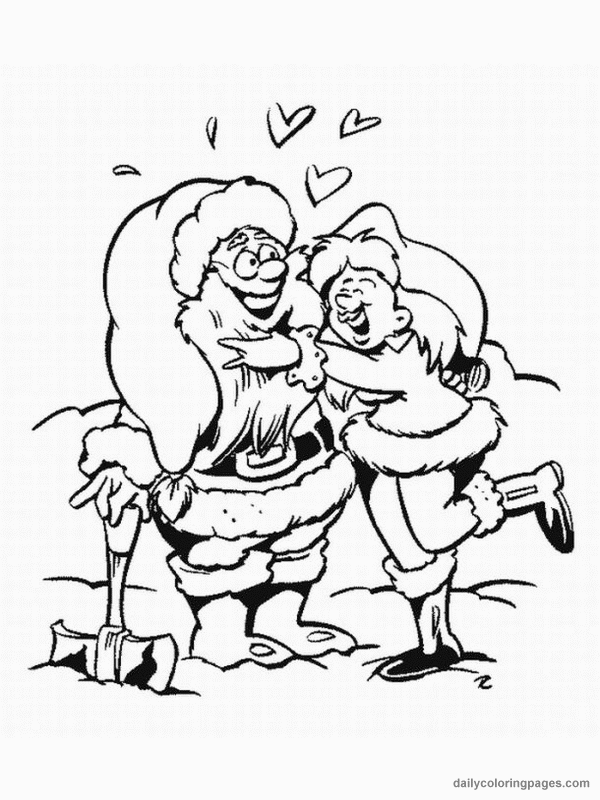 Coloring page: Santa Claus (Characters) #104744 - Free Printable Coloring Pages