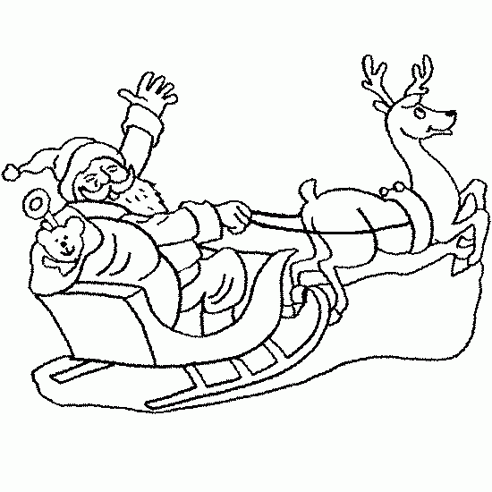 Coloring page: Santa Claus (Characters) #104749 - Free Printable Coloring Pages