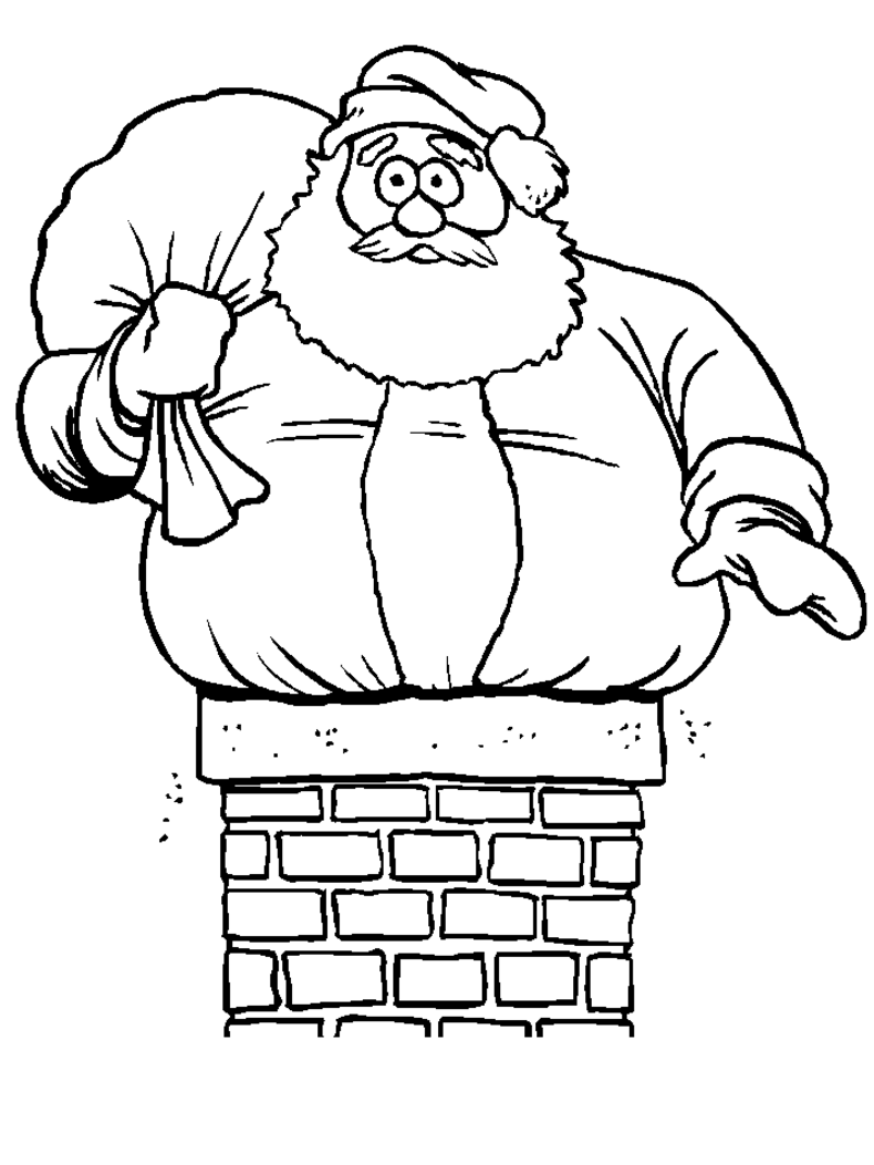 Coloring page: Santa Claus (Characters) #104785 - Free Printable Coloring Pages