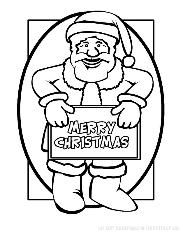 Coloring page: Santa Claus (Characters) #104801 - Free Printable Coloring Pages