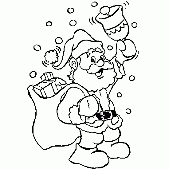 Coloring page: Santa Claus (Characters) #104804 - Free Printable Coloring Pages