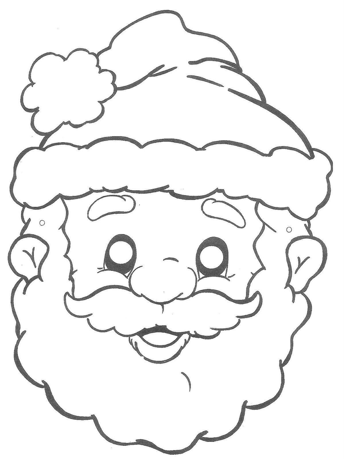 Coloring page: Santa Claus (Characters) #104810 - Free Printable Coloring Pages