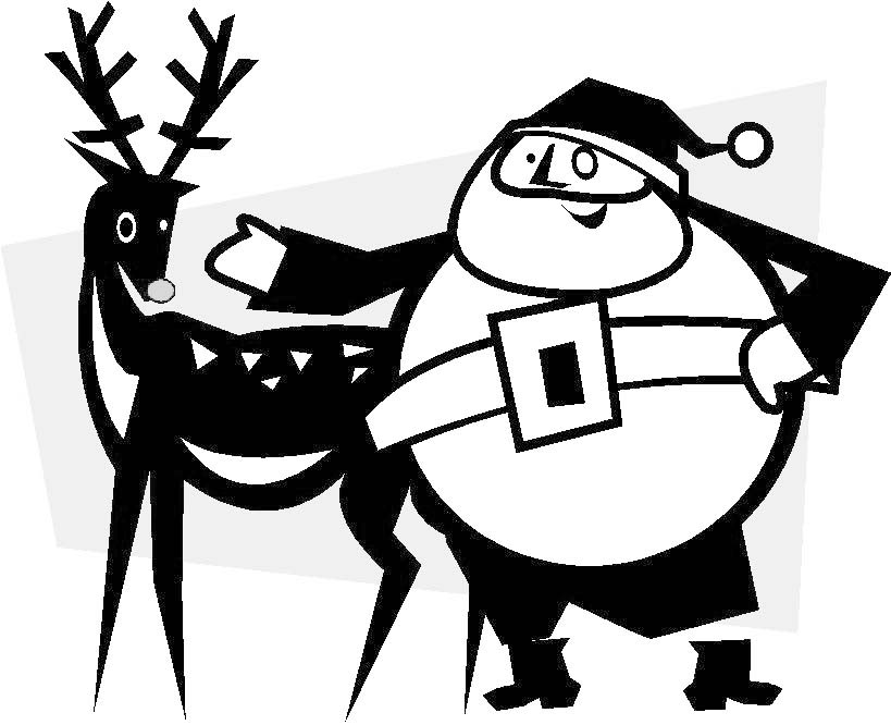 Coloring page: Santa Claus (Characters) #104885 - Free Printable Coloring Pages