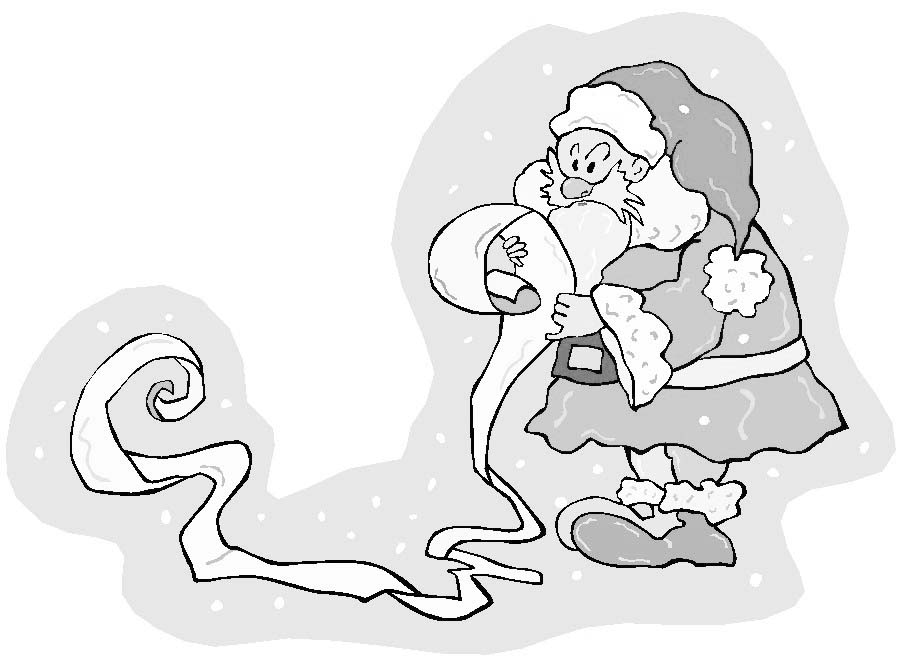 Coloring page: Santa Claus (Characters) #104897 - Free Printable Coloring Pages