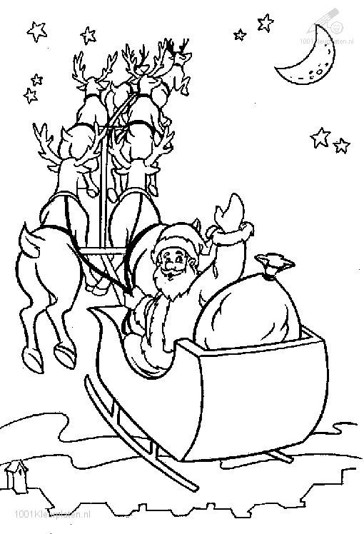 Coloring page: Santa Claus (Characters) #104914 - Free Printable Coloring Pages