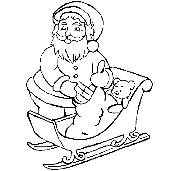 Coloring page: Santa Claus (Characters) #104942 - Free Printable Coloring Pages