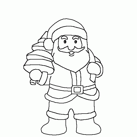 Coloring page: Santa Claus (Characters) #104945 - Free Printable Coloring Pages