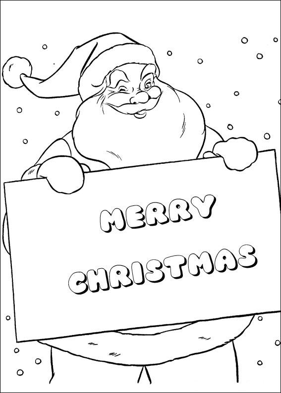 Coloring page: Santa Claus (Characters) #104952 - Free Printable Coloring Pages