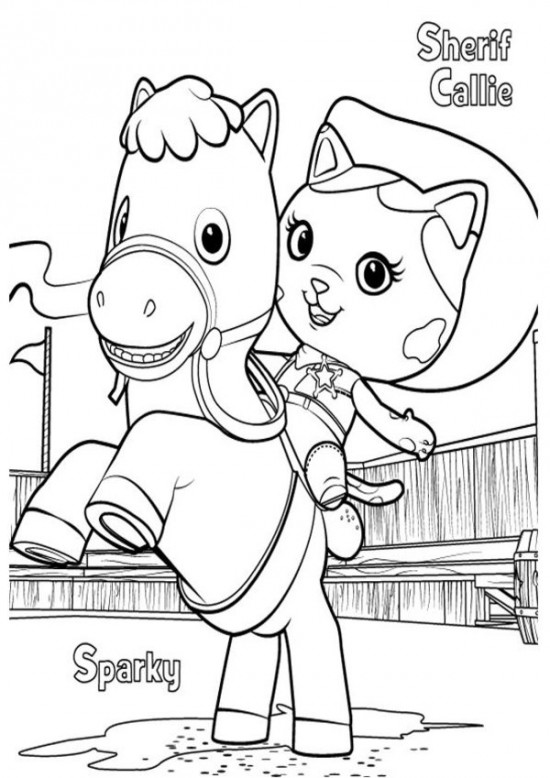 Coloring page: Sheriff (Characters) #107437 - Free Printable Coloring Pages