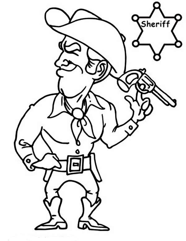 Coloring page: Sheriff (Characters) #107501 - Free Printable Coloring Pages