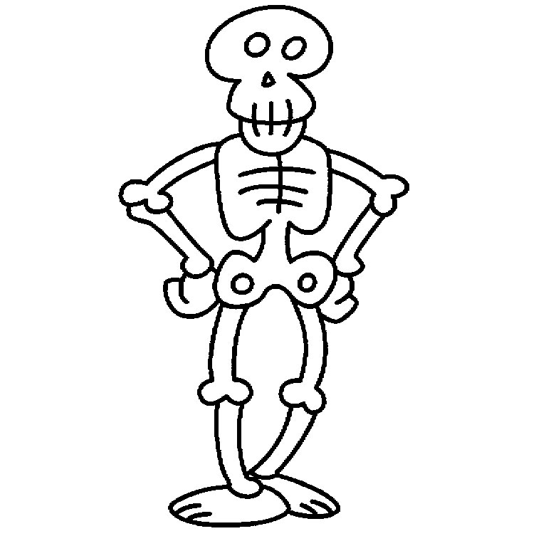 Coloring page: Skeleton (Characters) #147407 - Free Printable Coloring Pages
