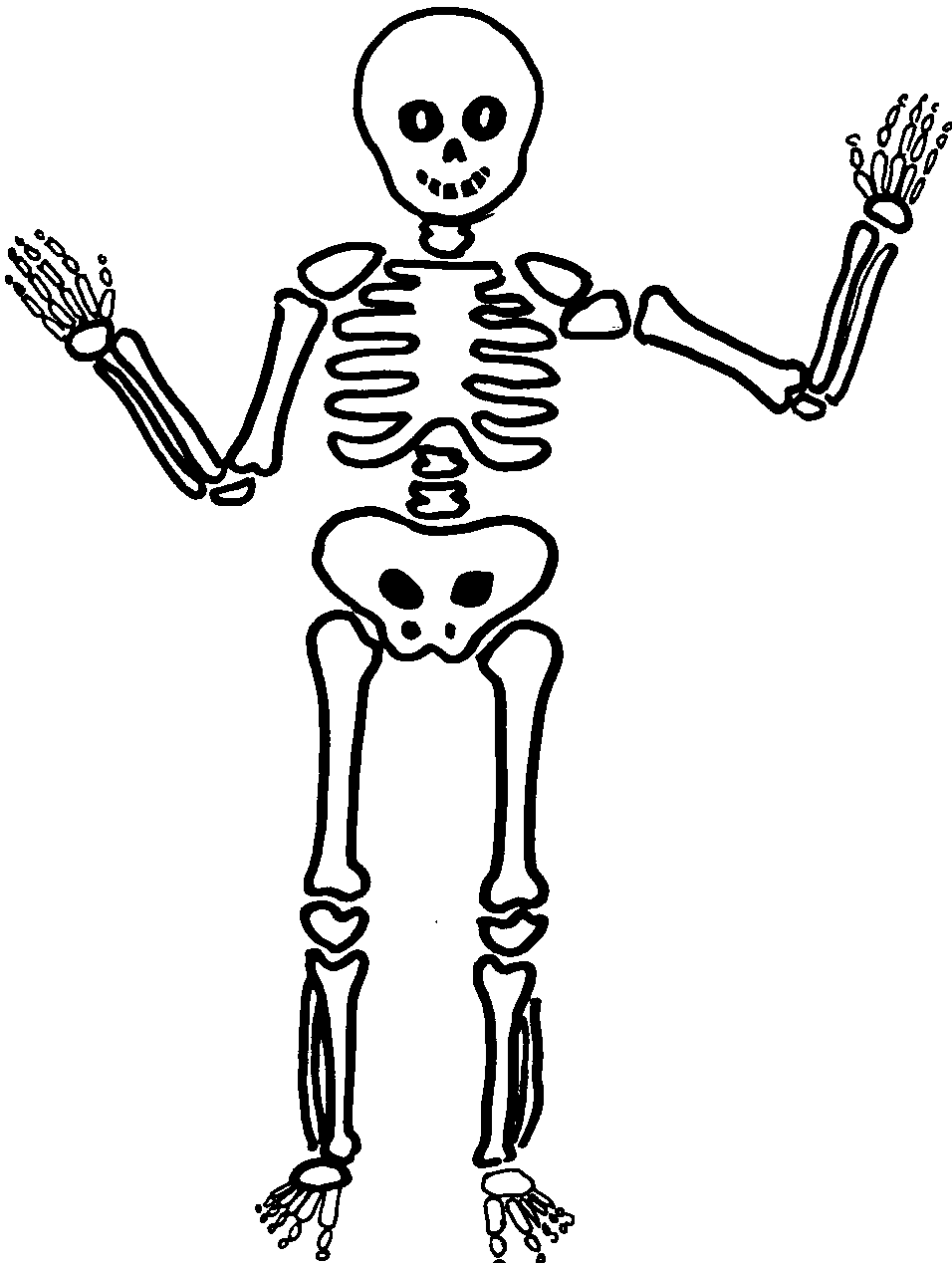 Skeleton (Characters) – Free Printable Coloring Pages