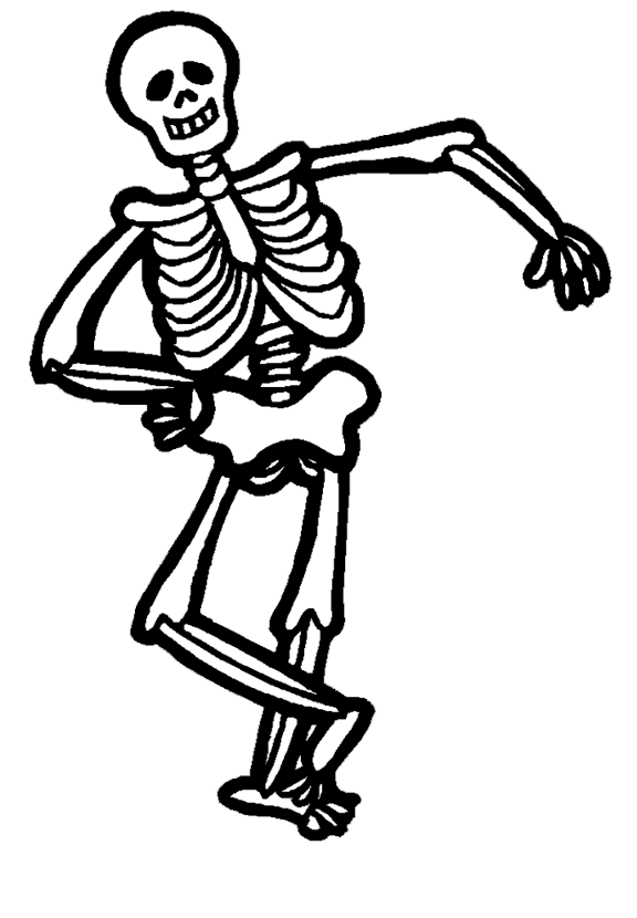 Coloring page: Skeleton (Characters) #147413 - Free Printable Coloring Pages