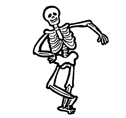 Coloring page: Skeleton (Characters) #147449 - Free Printable Coloring Pages
