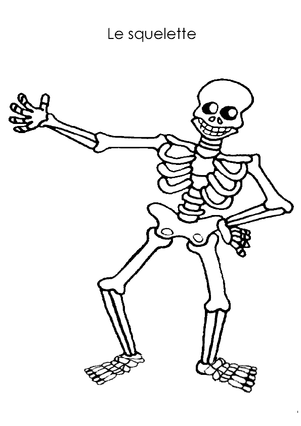 Coloring page: Skeleton (Characters) #147454 - Free Printable Coloring Pages