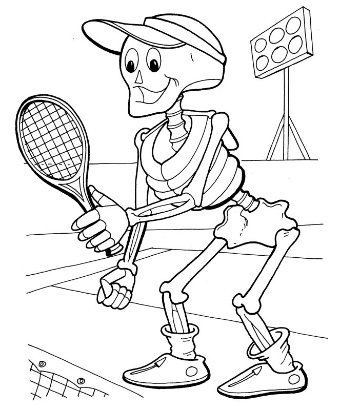 Coloring page: Skeleton (Characters) #147458 - Free Printable Coloring Pages