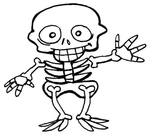 Coloring page: Skeleton (Characters) #147462 - Free Printable Coloring Pages
