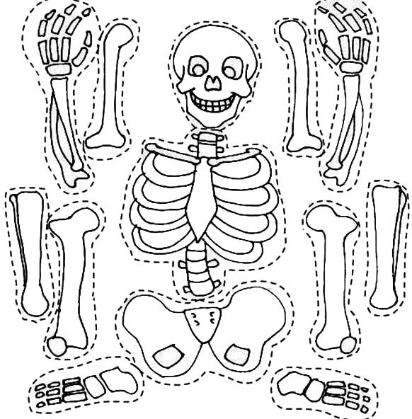 Coloring page: Skeleton (Characters) #147464 - Free Printable Coloring Pages