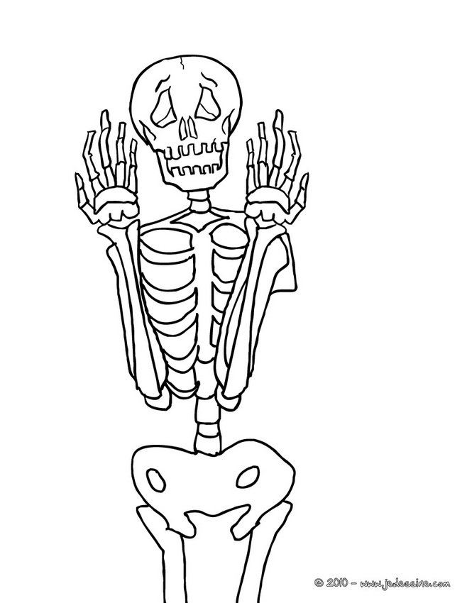 Coloring page: Skeleton (Characters) #147485 - Free Printable Coloring Pages
