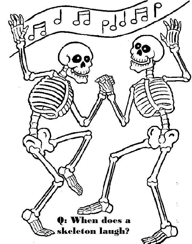 Coloring page: Skeleton (Characters) #147494 - Free Printable Coloring Pages