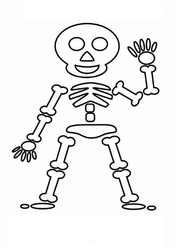 Coloring page: Skeleton (Characters) #147532 - Free Printable Coloring Pages