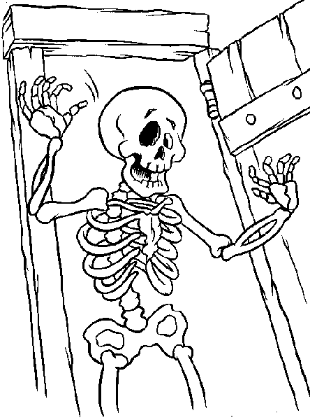 Coloring page: Skeleton (Characters) #147547 - Free Printable Coloring Pages