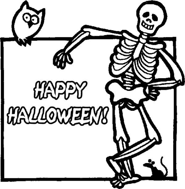 Coloring page: Skeleton (Characters) #147577 - Free Printable Coloring Pages