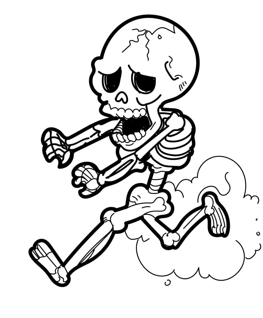 Free printable Skeleton coloring page #197370 from Characters collection