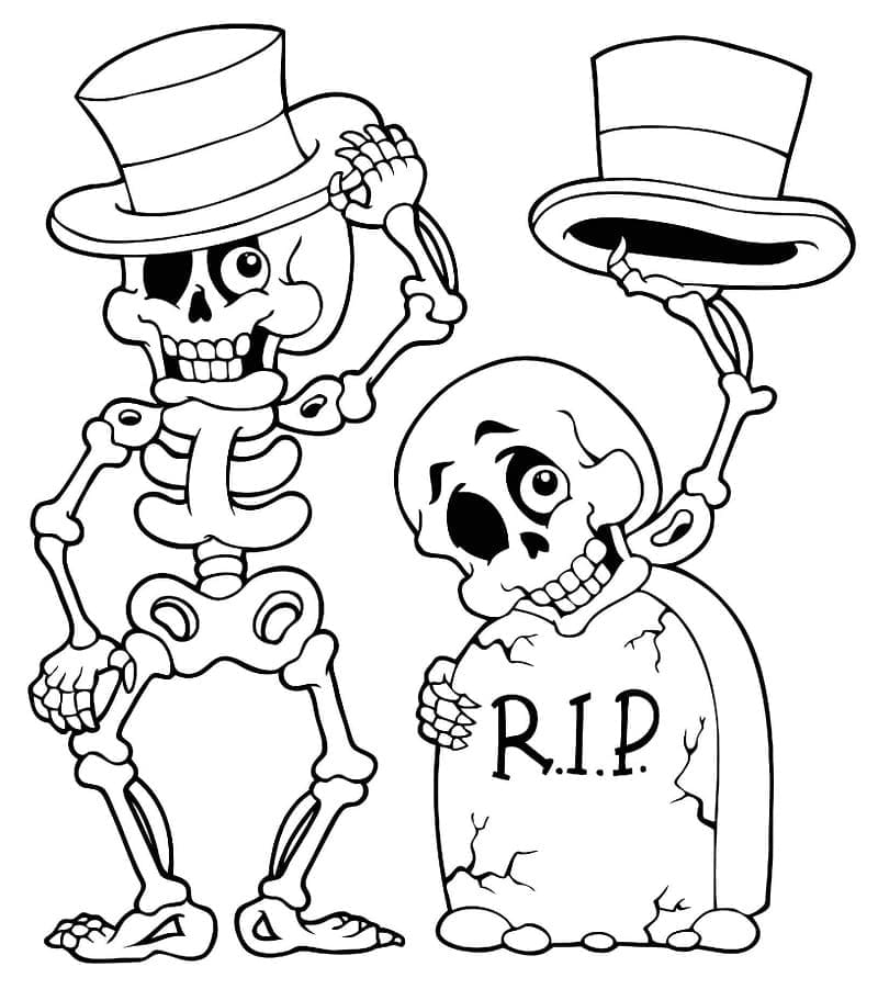 Free printable Skeleton coloring page #197380 from Characters collection Free printable Skeleton coloring page #197380 from Characters collection
