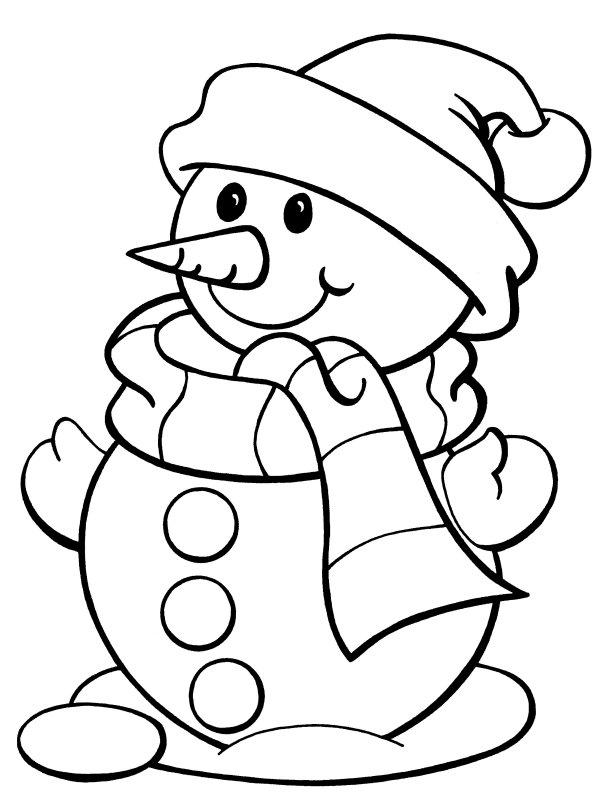Coloring page: Snowman (Characters) #89155 - Free Printable Coloring Pages