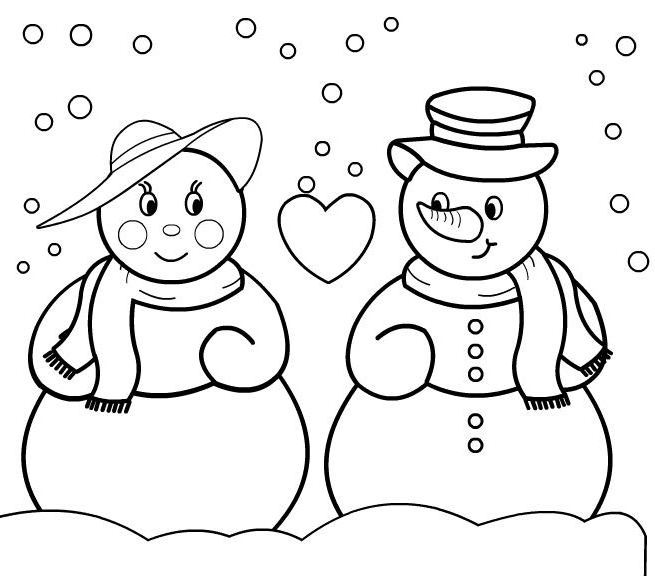 Coloring page: Snowman (Characters) #89173 - Free Printable Coloring Pages