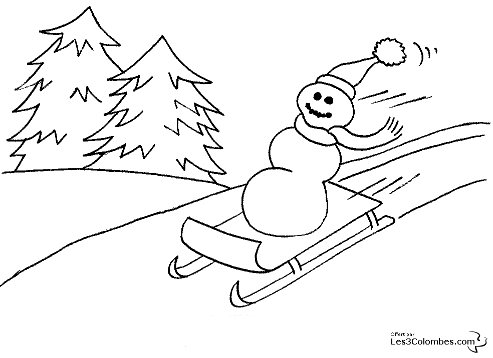 Coloring page: Snowman (Characters) #89189 - Free Printable Coloring Pages