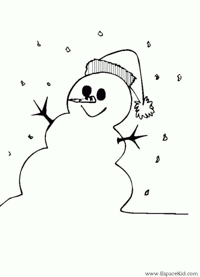 Coloring page: Snowman (Characters) #89225 - Free Printable Coloring Pages