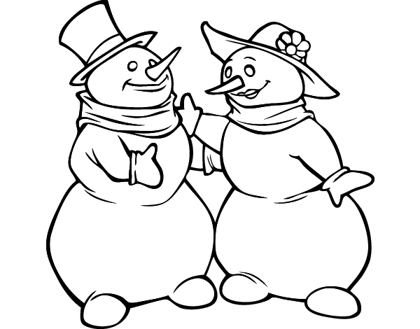 Coloring page: Snowman (Characters) #89239 - Free Printable Coloring Pages