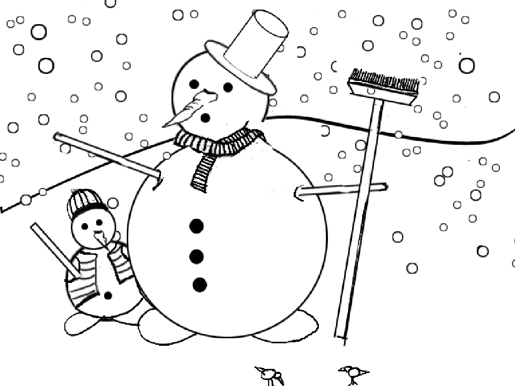 Coloring page: Snowman (Characters) #89274 - Free Printable Coloring Pages