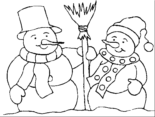 Coloring page: Snowman (Characters) #89277 - Free Printable Coloring Pages