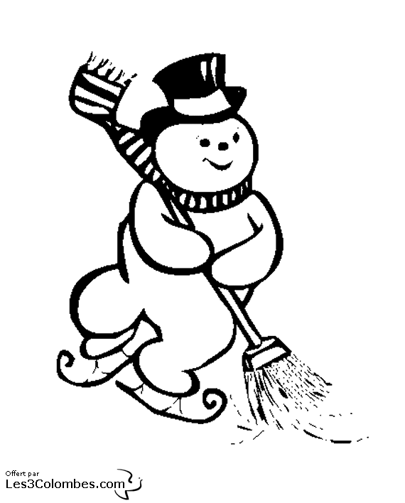 Coloring page: Snowman (Characters) #89280 - Free Printable Coloring Pages