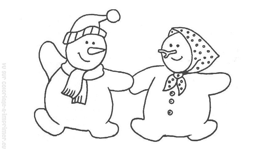 Coloring page: Snowman (Characters) #89282 - Free Printable Coloring Pages