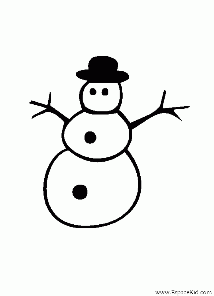 Coloring page: Snowman (Characters) #89284 - Free Printable Coloring Pages