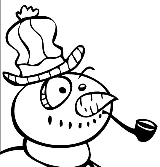 Coloring page: Snowman (Characters) #89285 - Free Printable Coloring Pages